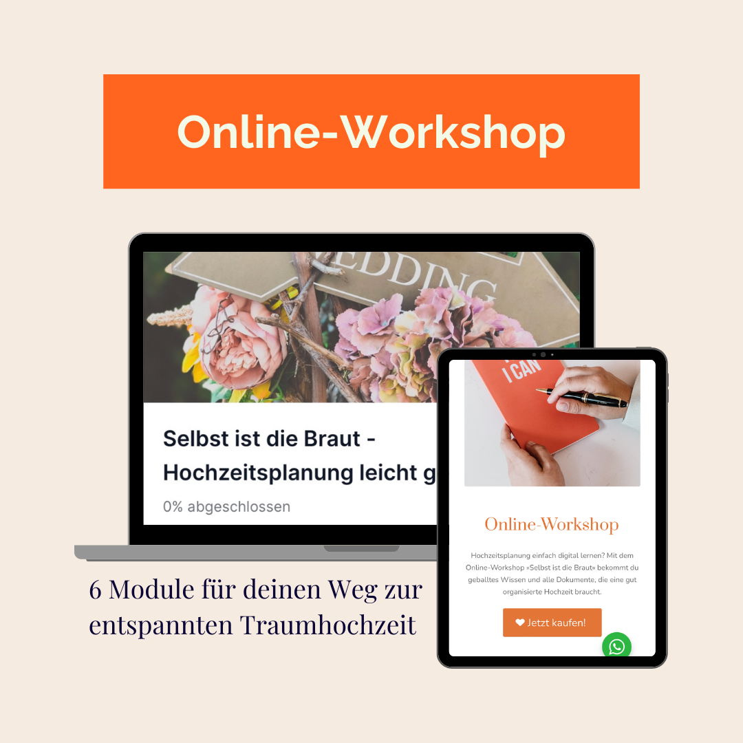 Online-Workshop "Selbst ist die Braut"