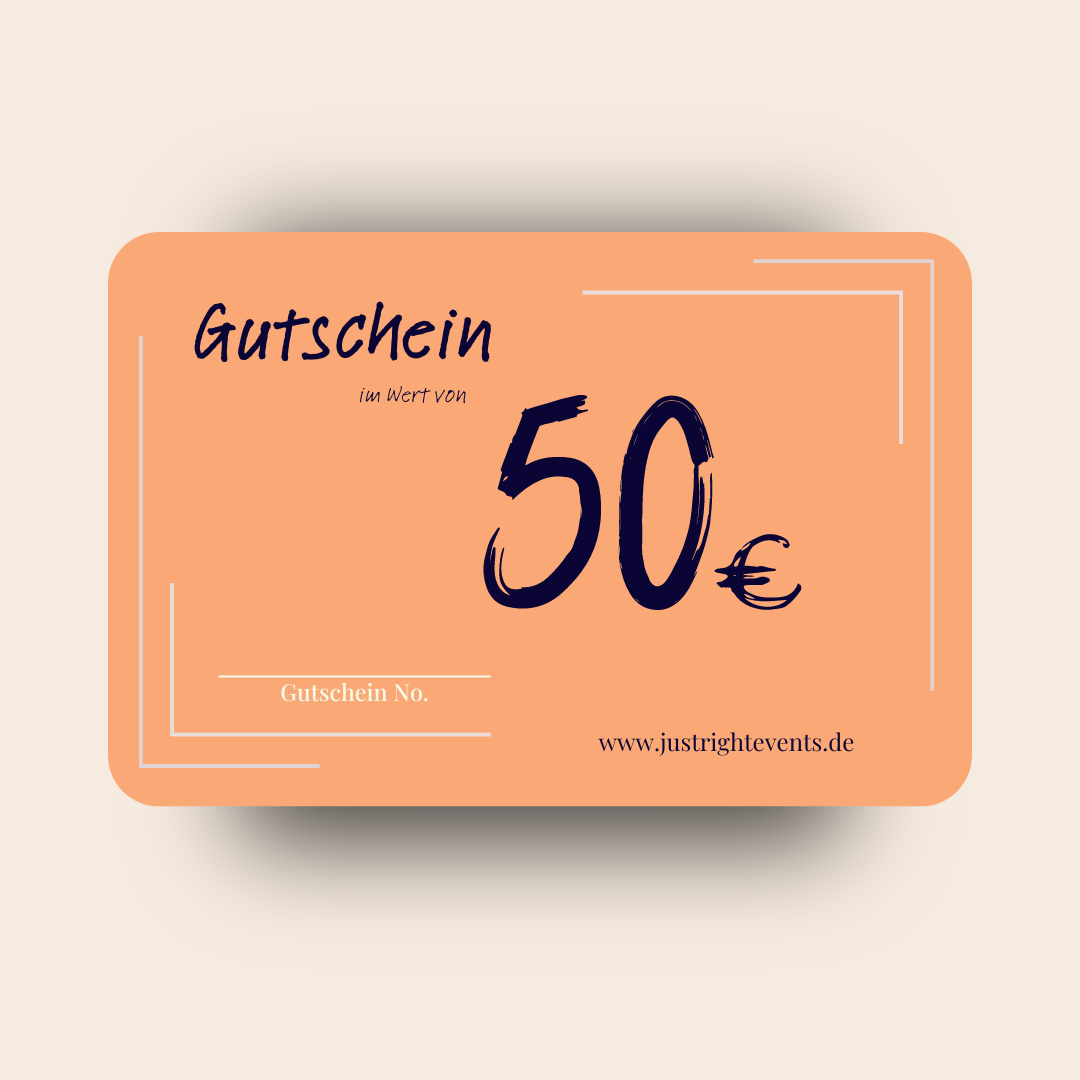 Just Right Geschenkgutschein