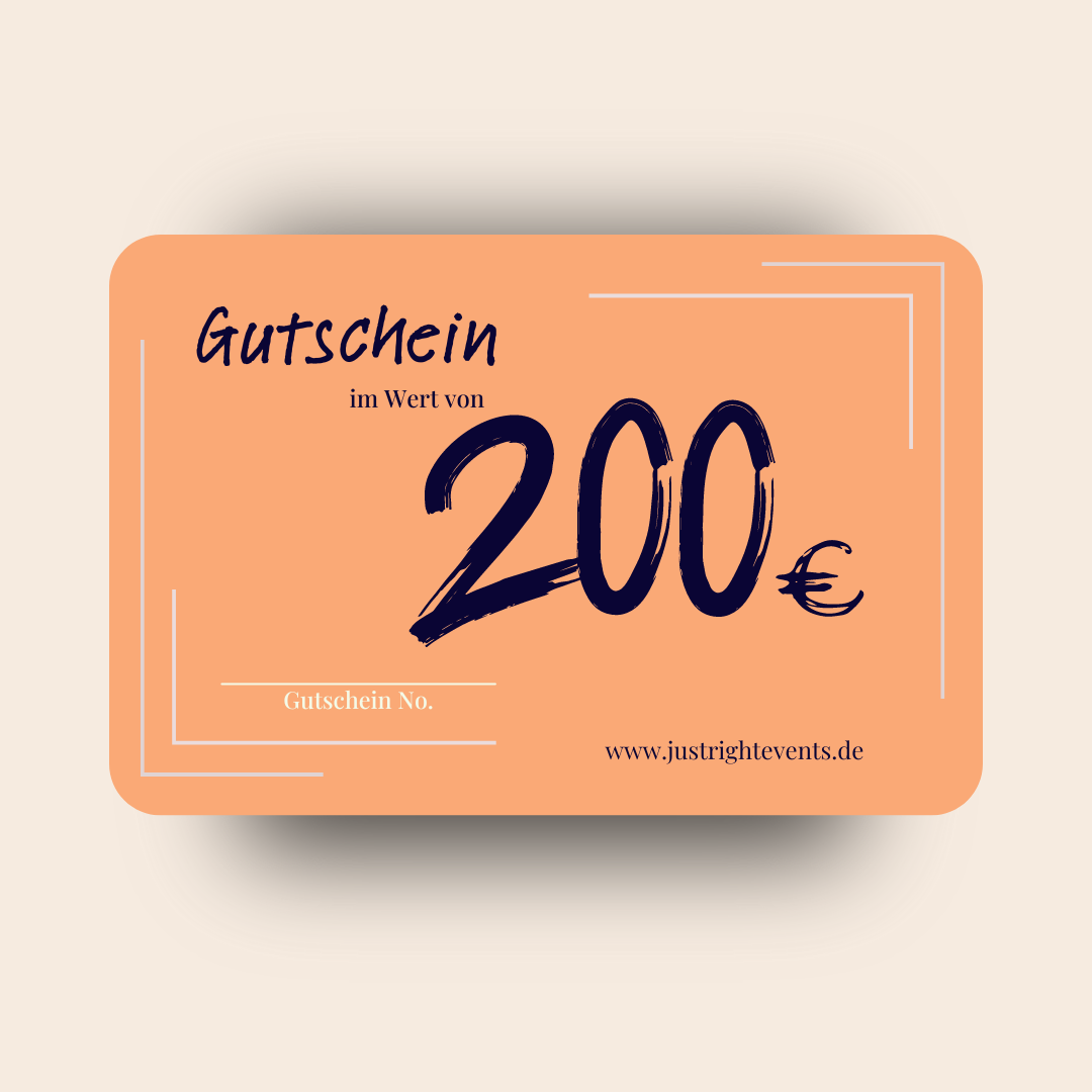 Just Right Geschenkgutschein