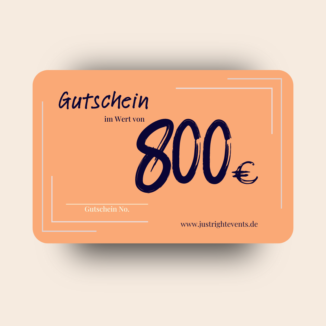 Just Right Geschenkgutschein